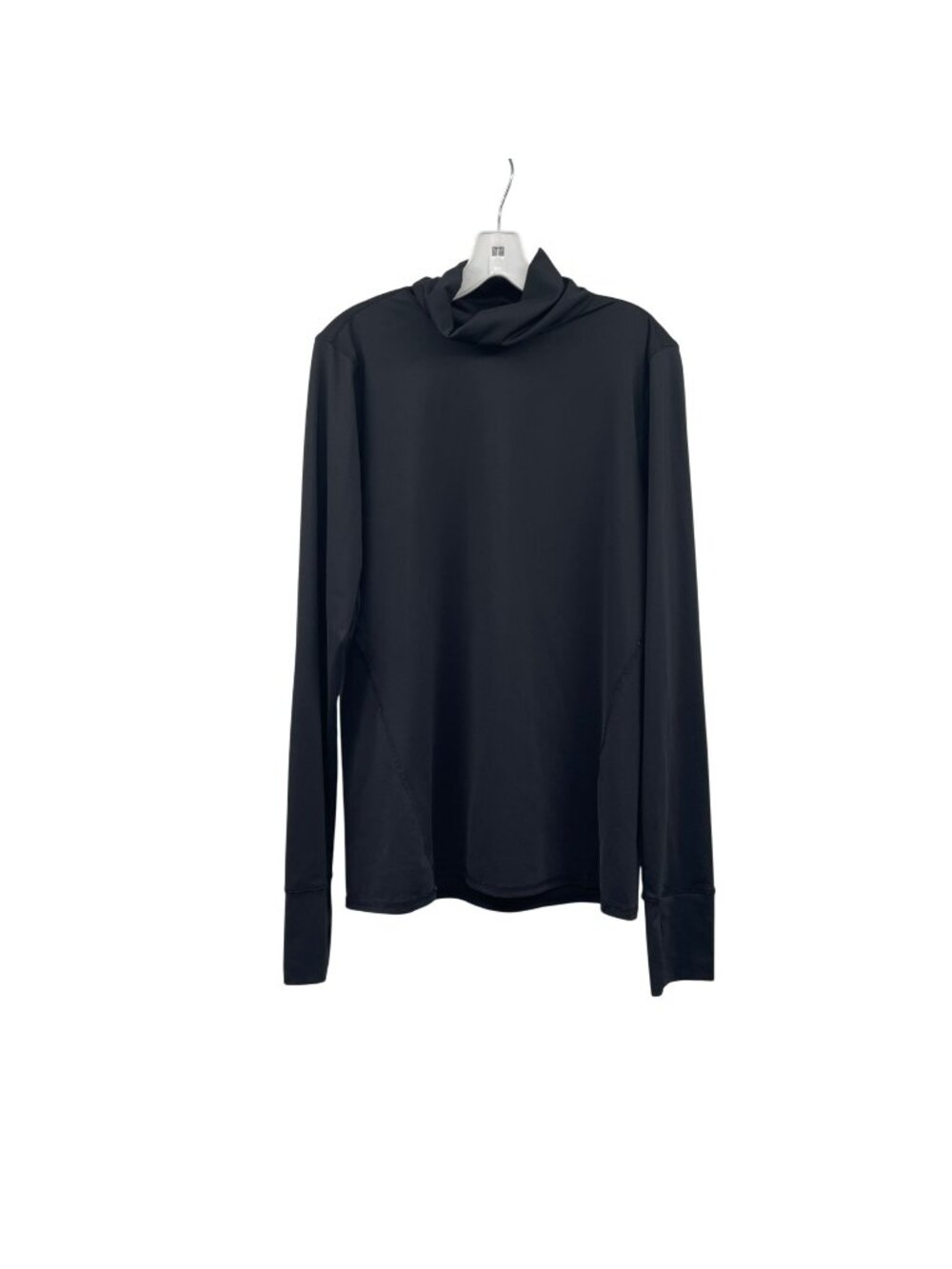 Joe Fresh Womens Active Turtleneck Top Long Sleeve Black Size XL